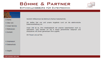 Tablet Screenshot of lutzboehme.de